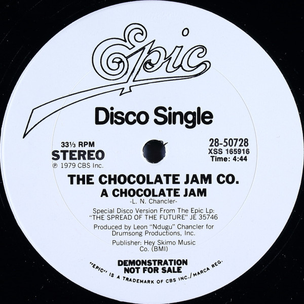 The Chocolate Jam Co. - This Time (12", Single, Promo)