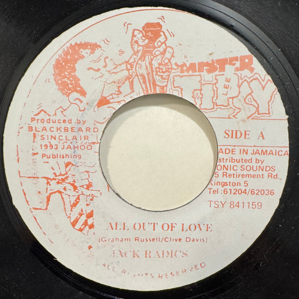Jack Radics - All Out Of Love (7")