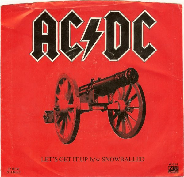 AC/DC - Let's Get It Up / Snowballed - Atlantic - 3894 - 7", Single, Spe 1206780554