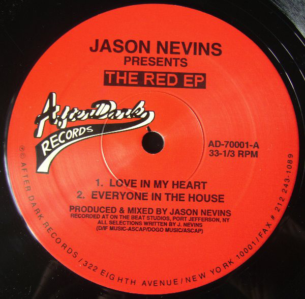 Jason Nevins - The Red EP (12", EP)