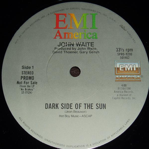 John Waite - Dark Side Of The Sun (12", Single, Promo)