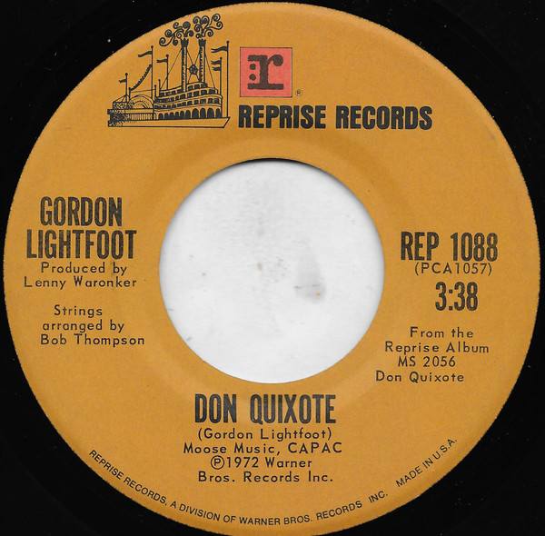 Gordon Lightfoot - Don Quixote (7", Single)