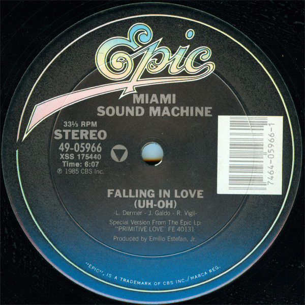 Miami Sound Machine - Falling In Love (Uh-Oh) - Epic - 49-05966 - 12" 1211751354