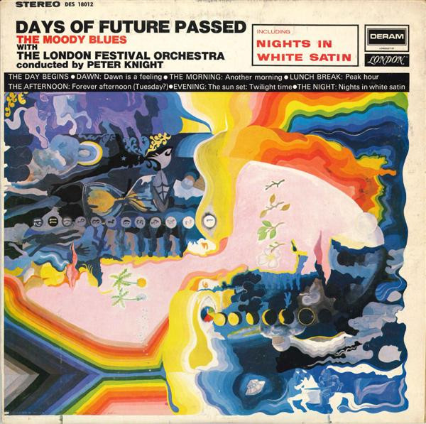 The Moody Blues - Days Of Future Passed - Deram, Deram - DES 18012, DES-18012 - LP, Album, RP, Wad 1212595399