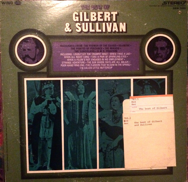 Gilbert & Sullivan - The Best Of Gilbert & Sullivan (LP, Comp)