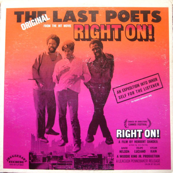 The Original Last Poets* - Right On! (Original Soundtrack) (LP, Album)