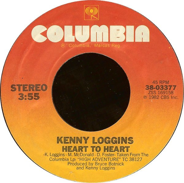 Kenny Loggins - Heart To Heart - Columbia - 38-03377 - 7", Single 1216913241