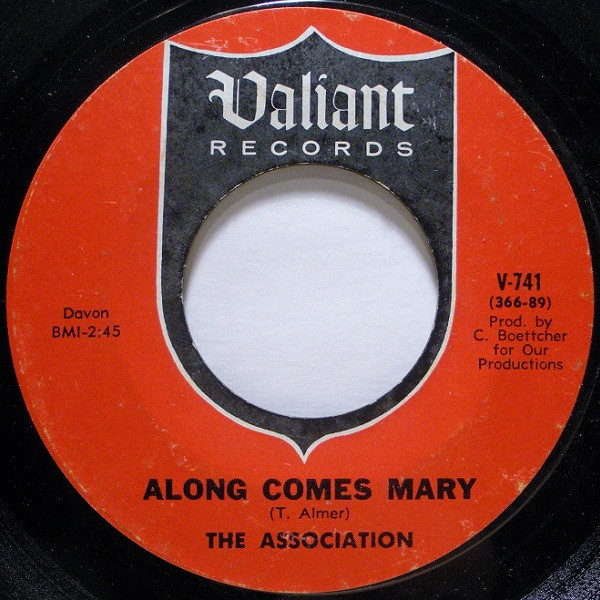 The Association (2) - Along Comes Mary (7", Single, Styrene, Pit)