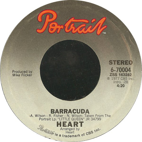 Heart - Barracuda (7", Single)