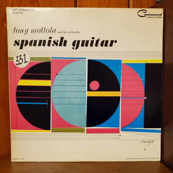 Tony Mottola And His Orchestra - Spanish Guitar - Command, ABC Records - RS 841 SD - LP, RE 1223994513