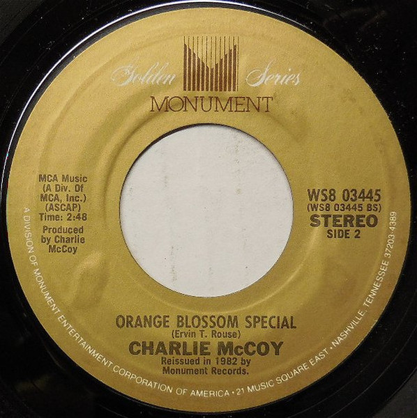 Charlie McCoy - Orange Blossom Special (7", Single, RE)