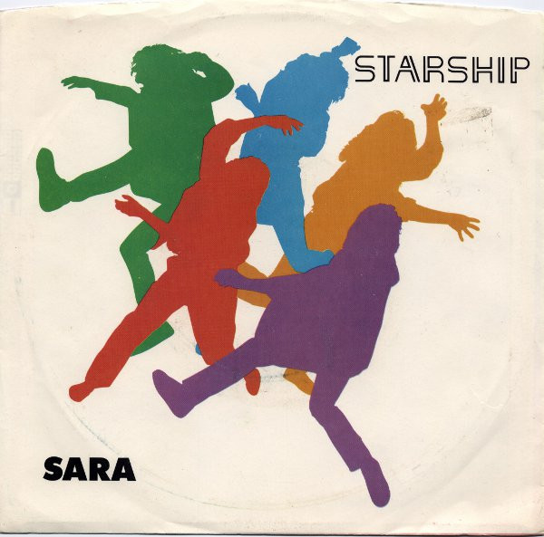 Starship (2) - Sara  (7", Single, Blu)