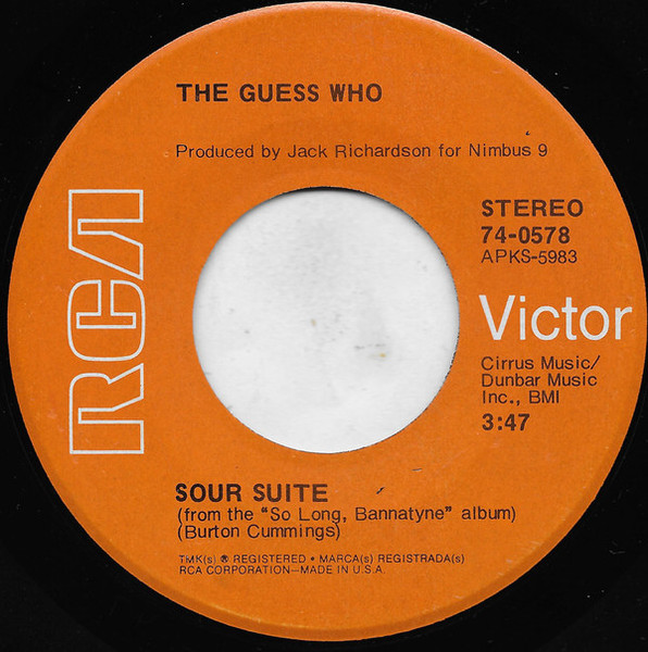 The Guess Who - Sour Suite (7")