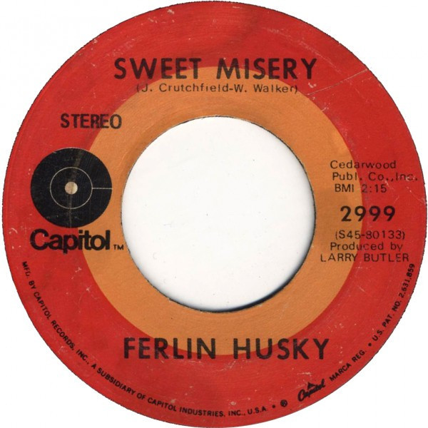 Ferlin Husky - Sweet Misery / Because You're Mine (7")