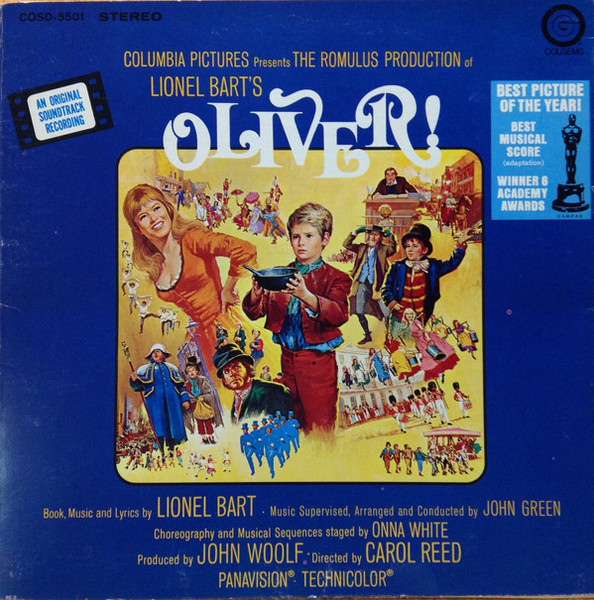 Lionel Bart - Oliver! An Original Soundtrack Recording (LP, Album, Gat)