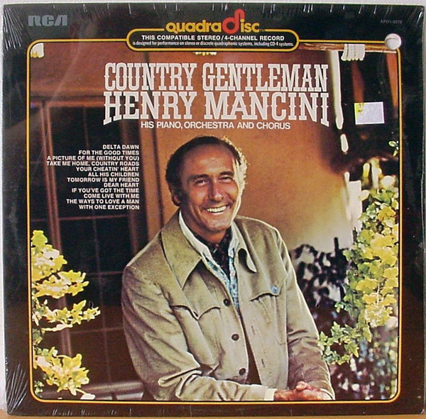 Henry Mancini And His Orchestra And Chorus - Country Gentleman - RCA - APD1-0270 - LP, Album, Quad 1234727538