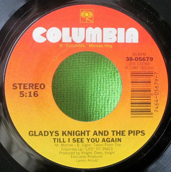 Gladys Knight And The Pips - Till I See You Again (7", Single)