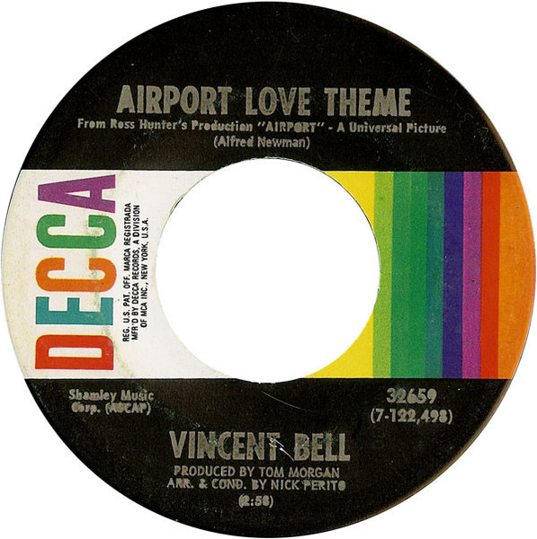 Vinnie Bell - Airport Love Theme / Marilyn's Theme - Decca - 32659 - 7", Single 1238511543