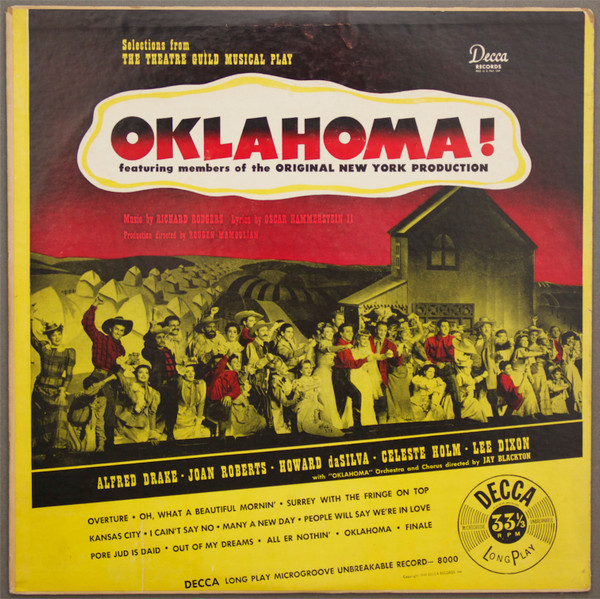Richard Rodgers And  Oscar Hammerstein II / "Oklahoma!" Orchestra And Chorus Directed By Jay Blackton - Oklahoma! - Decca, Decca - DL 8000, DECCA 8000 - LP, Album, RE 1243803519