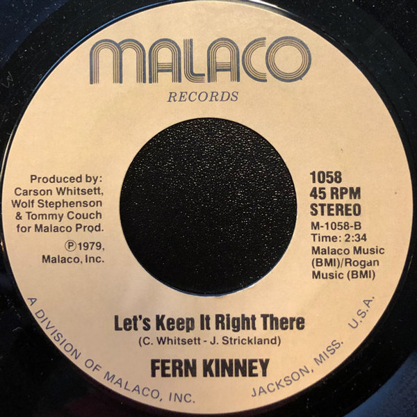 Fern Kinney - Groove Me (7", Single)