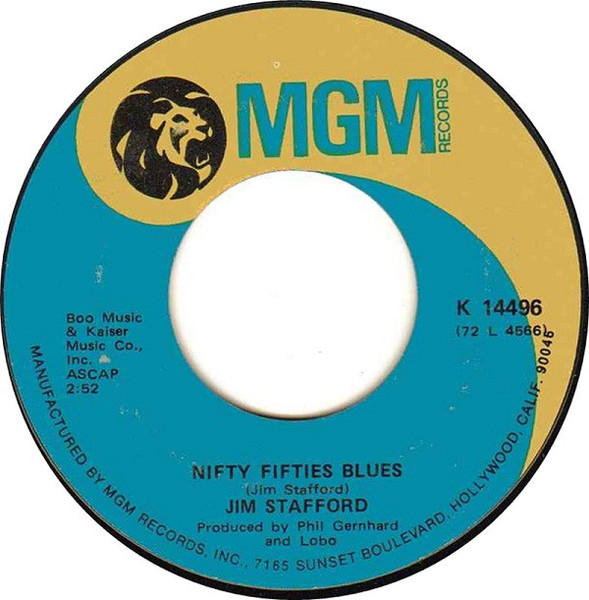 Jim Stafford - Nifty Fifties Blues / Swamp Witch - MGM Records - K 14496 - 7", Single, Styrene 1248228327