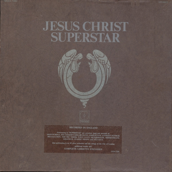 Andrew Lloyd Webber & Tim Rice - Jesus Christ Superstar - A Rock Opera - Decca - DXSA 7206 - 2xLP, Album + Box 1248321447