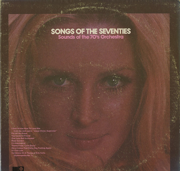 Sounds Of The 70's Orchestra - Songs Of The Seventies (LP, Ltd)