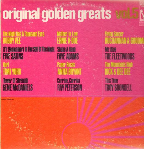 Various - Original Golden Greats Vol. 5 (LP, Comp)