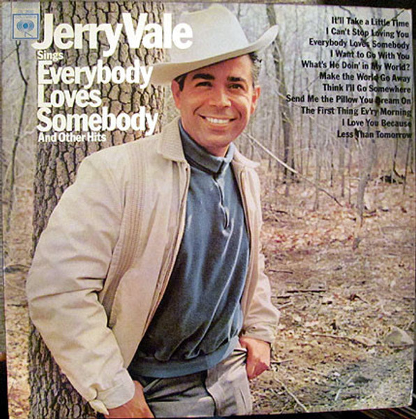 Jerry Vale - Sings Everybody Loves Somebody And Other Hits (LP, Album, Mono)