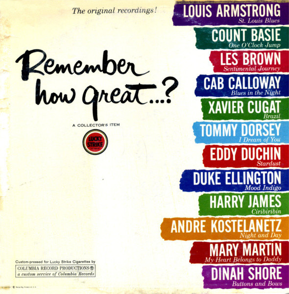 Various - Remember How Great...? - Columbia Record Productions, Columbia Record Productions - XTV 66639, XTV 66640 - LP, Comp 1268072499