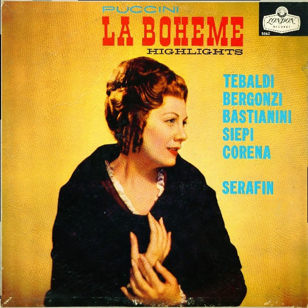 Giacomo Puccini - La Boheme (Highlights) - London Records - 5562 - LP, Mono 1271995947