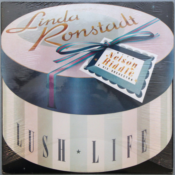 Linda Ronstadt With Nelson Riddle And His Orchestra - Lush Life - Asylum Records, Asylum Records - 9 E1-60387, 60387-1 - LP, Album, Club, Col 1272166218