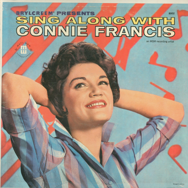 Connie Francis - Sing Along With Connie Francis - Mati-Mor Superecords - 8002 - LP, Album, Ind 1272186078