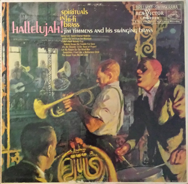 Jim Timmens And His Swinging Brass - Hallelujah! Spirituals In Hi-Fi Brass (LP, Album)