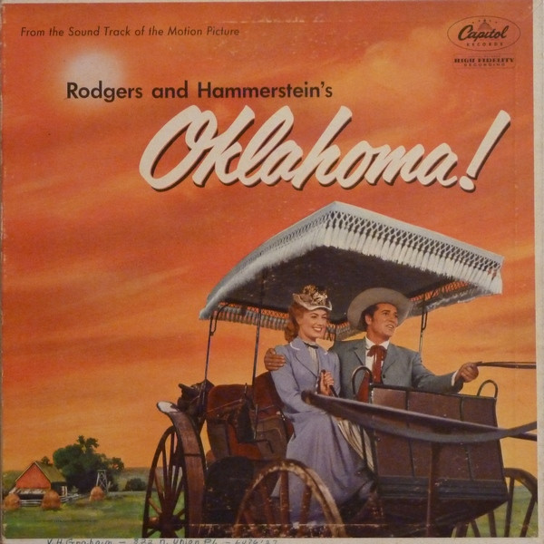 Rodgers & Hammerstein - Oklahoma! - Capitol Records, Capitol Records - SAO 595, SAO-595 - LP, Mono, RP, Gat 1287251253