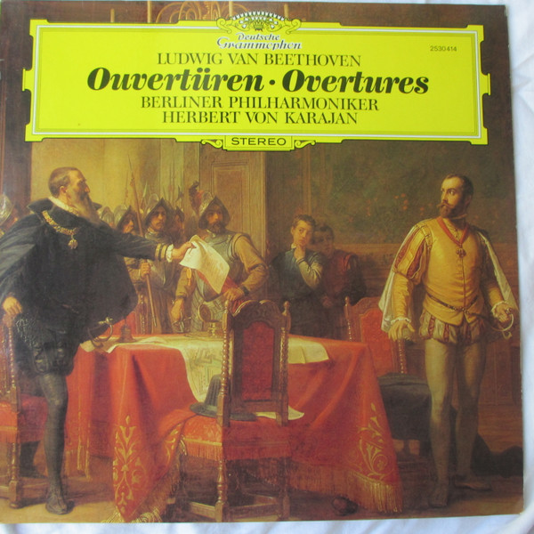 Ludwig van Beethoven, Berliner Philharmoniker, Herbert von Karajan - Ouvertüren = Overtures - Deutsche Grammophon, Deutsche Grammophon - 2530414, 2530 414 - LP 1309096330