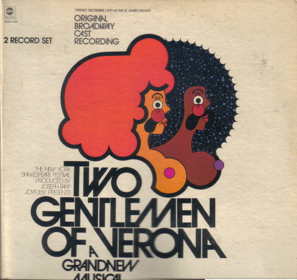 Various - Two Gentlemen Of Verona: A Grand New Musical (Original Broadway Cast Recording) - ABC Records - BCSY-1001 - 2xLP, Gat 1314967627