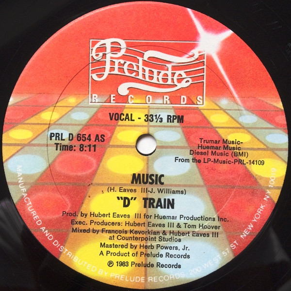 "D" Train* - Music (12")