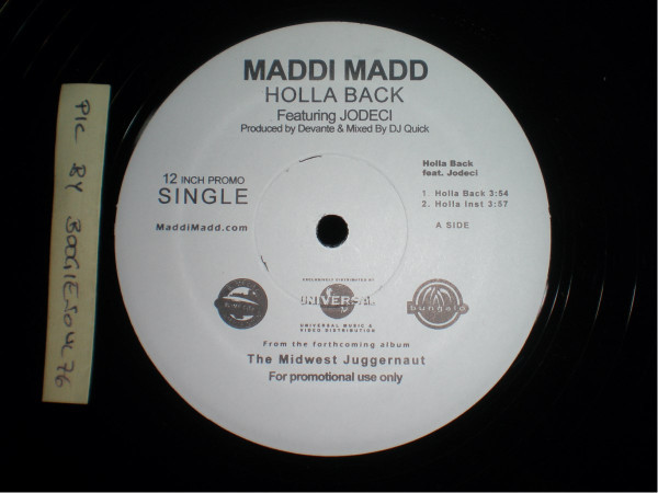 Maddi Madd - Holla Back / Thatz Whatz Up (12", Single, Promo)