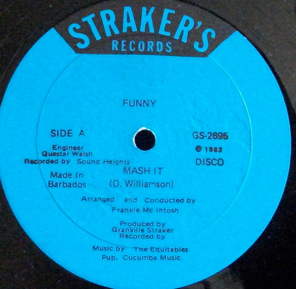 Lord Funny - Mash It - Straker's Records - GS 2695 - 12", Blu 1365364285