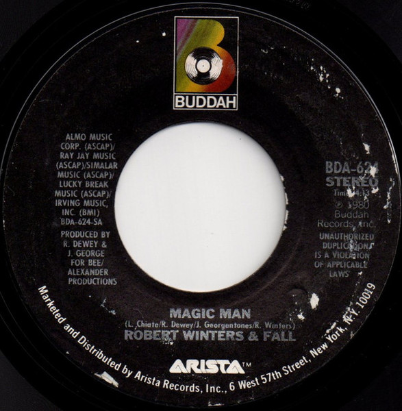 Robert Winters & Fall* - Magic Man (7", Styrene, Pit)