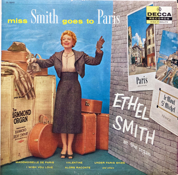 Ethel Smith - Miss Smith Goes To Paris - Decca - DL 8640 - LP, Album 1391651230