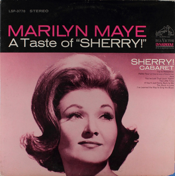 Marilyn Maye - A Taste Of "Sherry!" - RCA Victor, RCA Victor - LSP-3778, LSP 3778 - LP, Album 1398694357