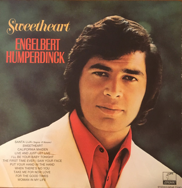 Engelbert Humperdinck - Sweetheart - Parrot - XPAS 71043 - LP, Album 1402581247