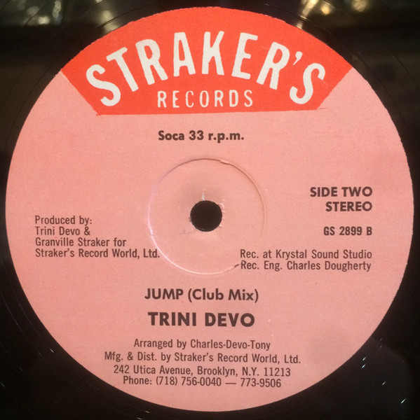 Trini Devo - Jump - Straker's Records - GS 2899 - 12" 1420160515