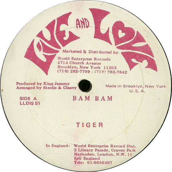 Tiger / Nana McLean - Bam Bam / Single Girl (12", Single)