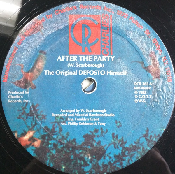 The Original Defosto Himself* - After The Party (12")
