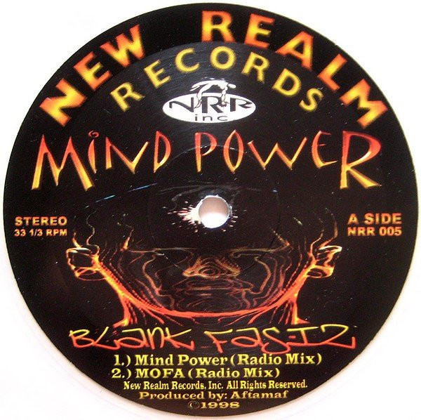 Blank Fasiz - Mind Power - New Realm Records, Inc. - NRR-005 - 12", Cle 1459586896