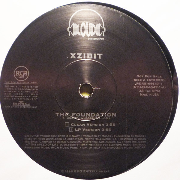 Xzibit - The Foundation (12", Promo)