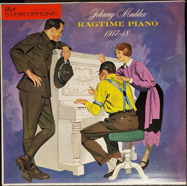 Johnny Maddox (2) - Ragtime Piano 1917-18 (LP, Album)